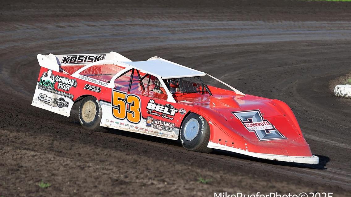 Adams County Speedway (Corning, IA) – Malvern Bank West Series – Gail &amp; Karen Hampel Memorial – June 28th, 2025. (Mike Ruefer Photo)