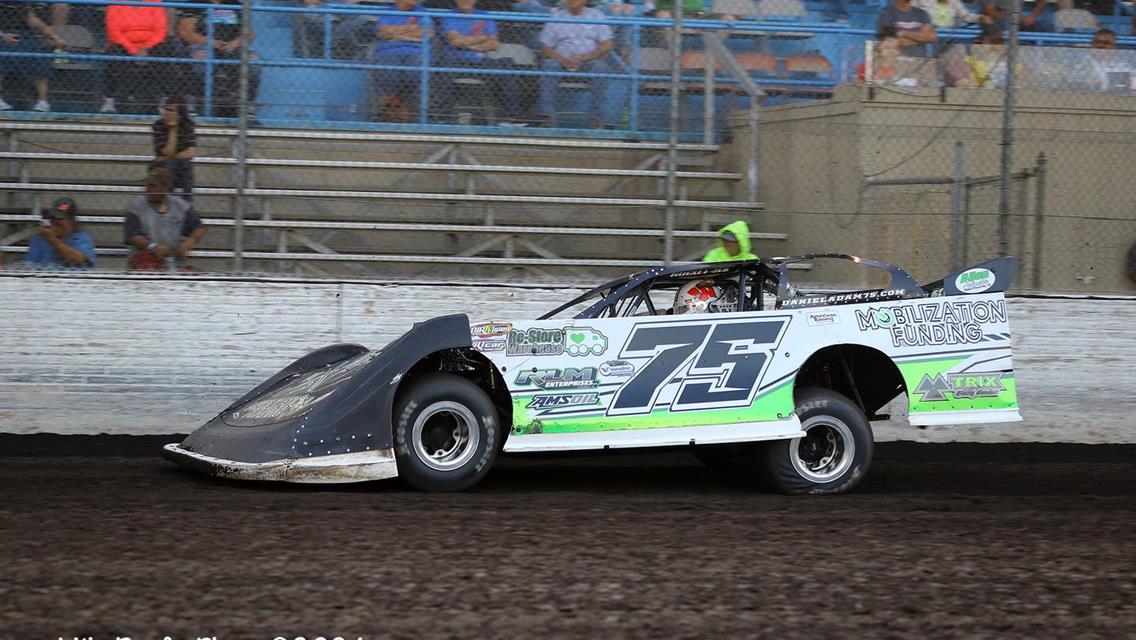 East Moline Speedway (East Moline, IL) – MARS Late Model Championship – August 11th, 2024. (Mike Ruefer Photo)