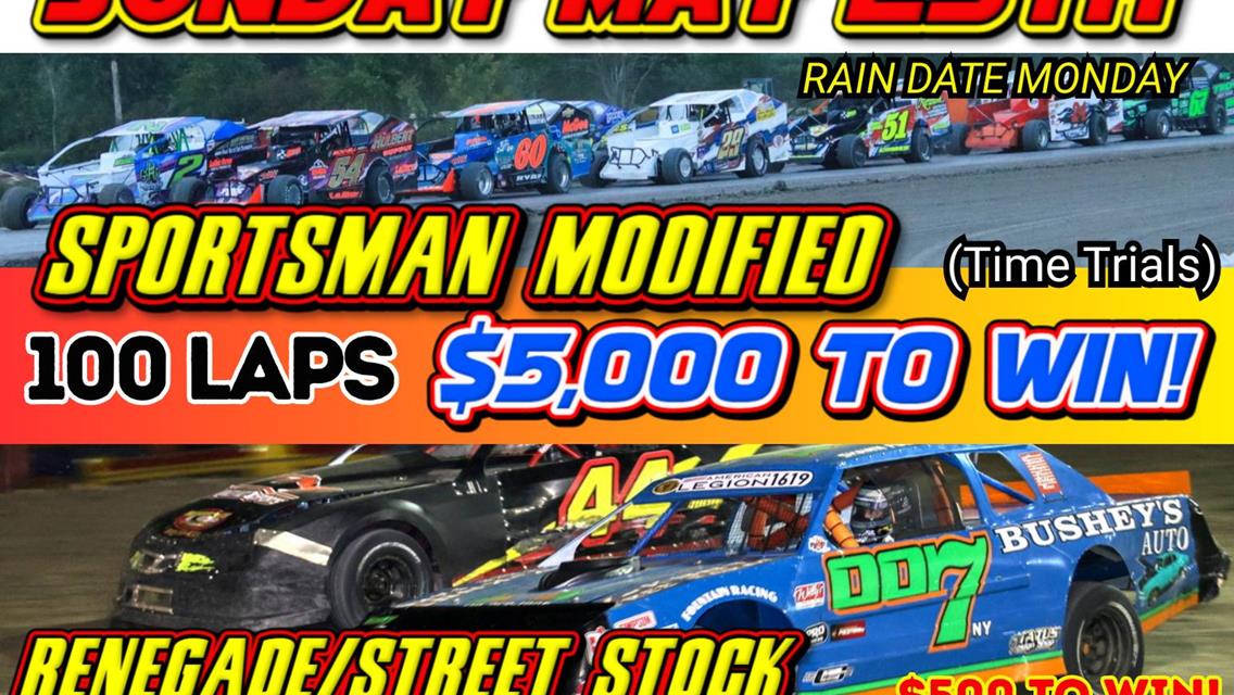 BIG DAY OF RACING ON SUNDAY!