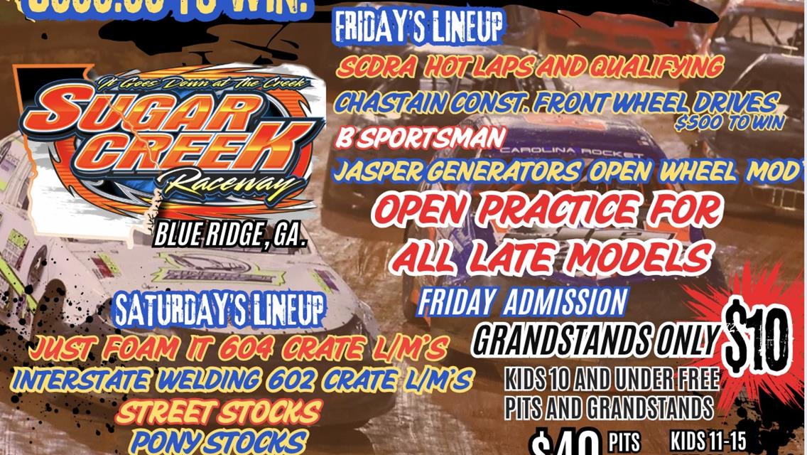 This Weekend Two Night Show! SCDRA For $5000.00 T0 Win!