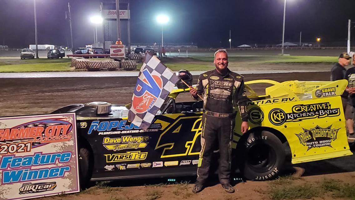 Mckay Wenger remains dominant at Farmer City, claims fifth victory of 2021