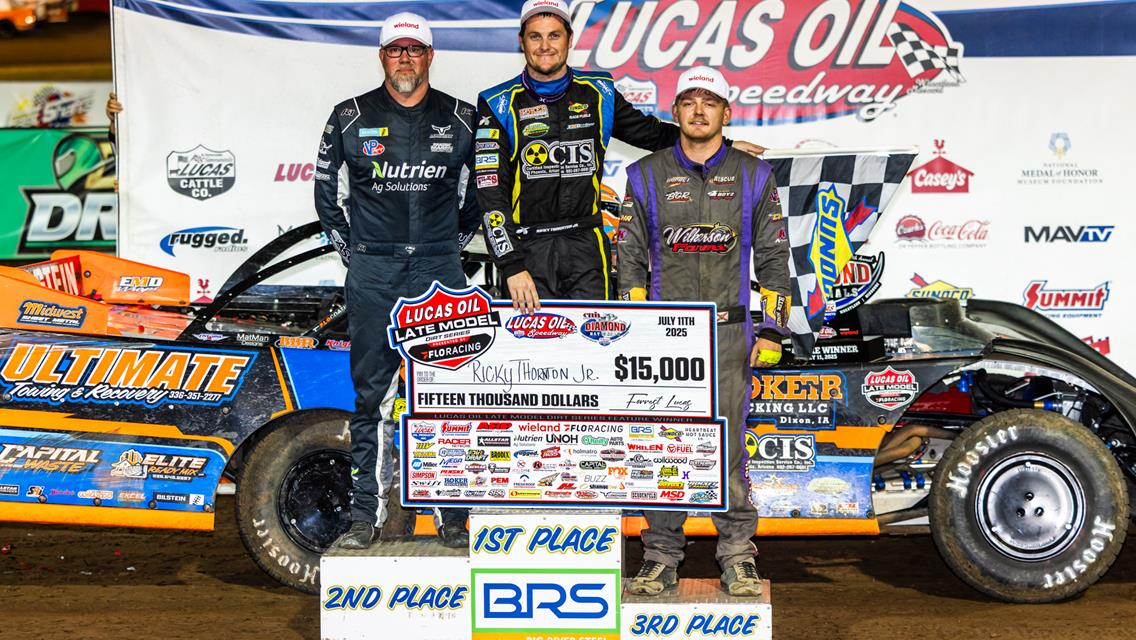 Lucas Oil Speedway (Wheatland, MO) – Lucas Oil Late Model Dirt Series – CMH Diamond Nationals – July 11th-12th, 2025. (Heath Lawson Photo)