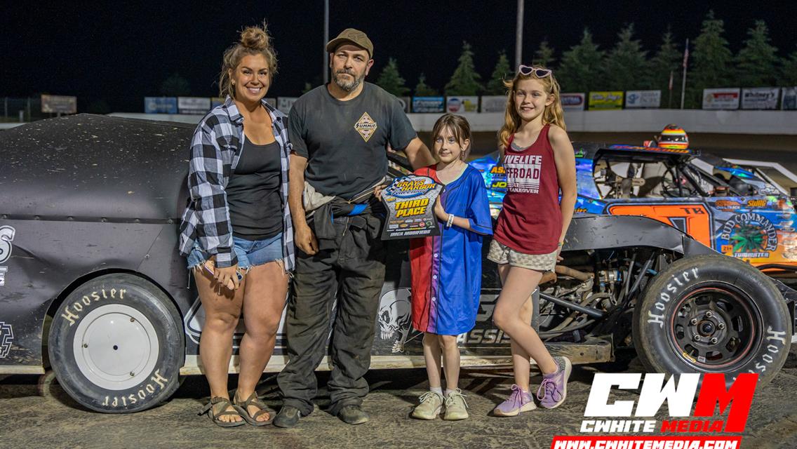 After 10 years Craig Moore back in victory lane with the Modifieds on Mid-Season Championship Night, Miller, Foster,Kerrigan, Sweatman  also victoriou