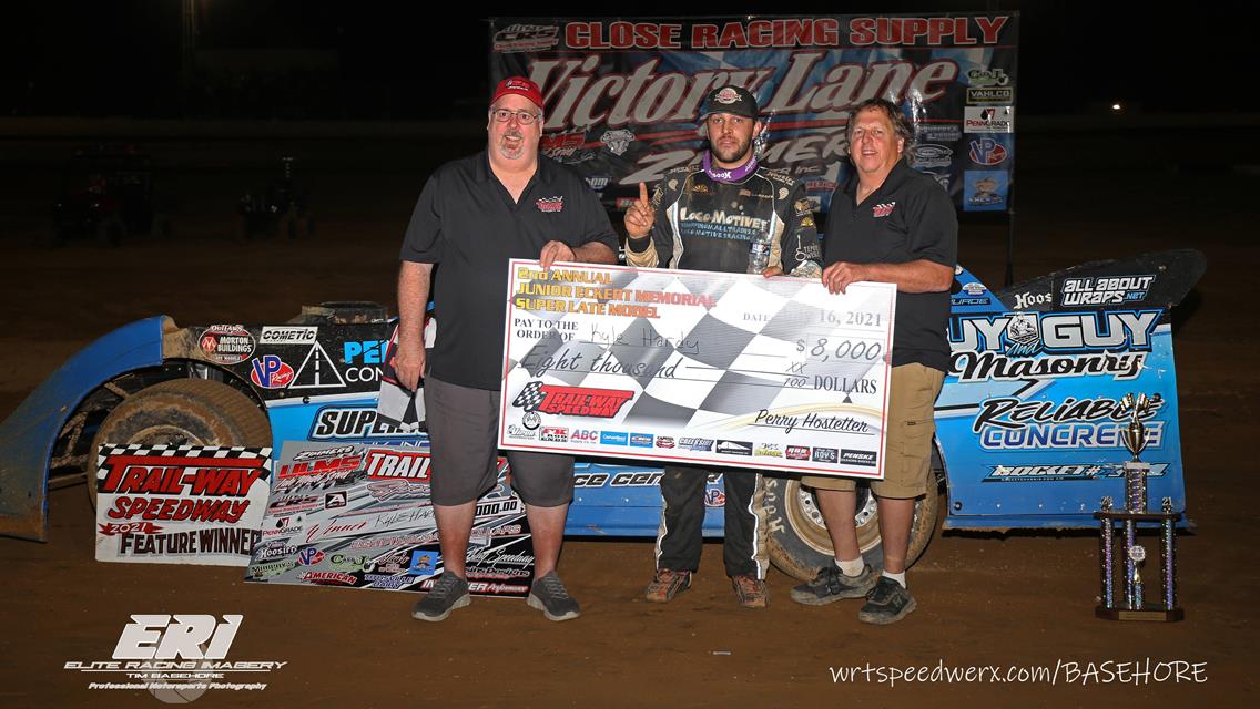 Kyle Hardy Nabs 2nd Annual Junior Eckert Memorial Win at Trail-Way