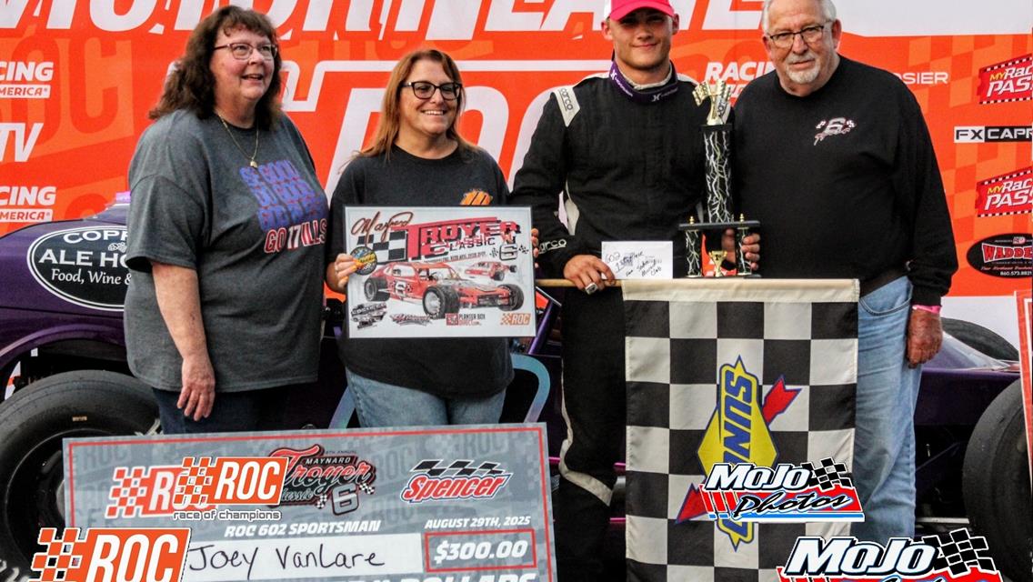 EVAN RYGIELSKI BECOMES 8TH DIFFERENT RACE OF CHAMPIONS SPORTSMAN MODIFIED SERIES WINNER IN 2025 WITH MAYNARD TROYER CLASSIC VI VICTORY