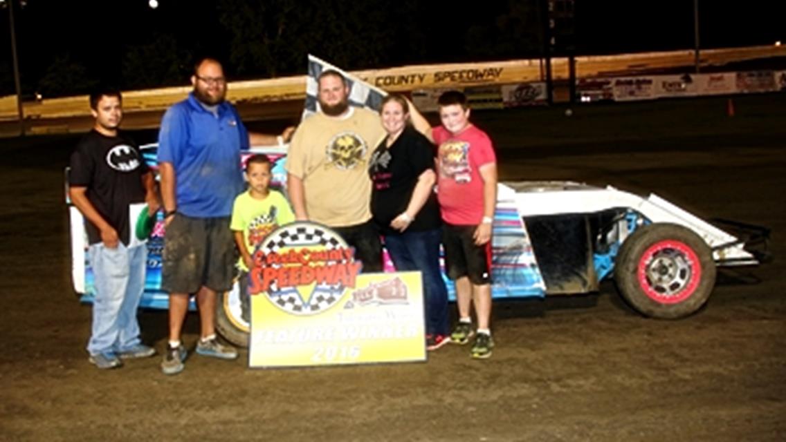 BURGER, CLARK, CHACON, WOLFE REPEAT, WRIGHT WINS FIRST RACE OF 2016