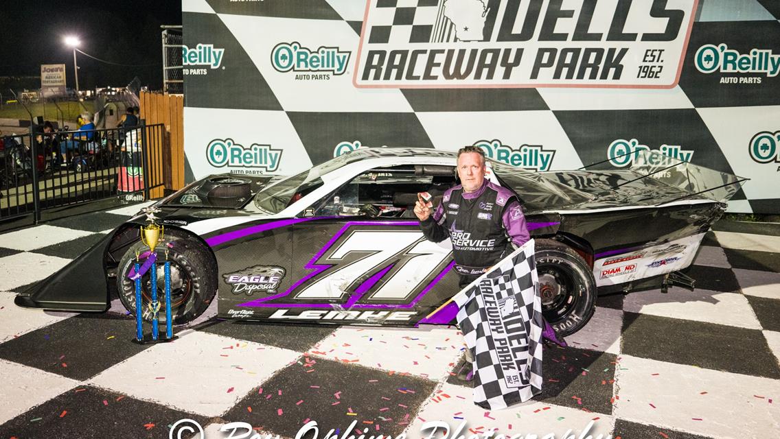 LEMKE WINS THRILLER IN 602 OUTLAW LATE MODEL SPLASH