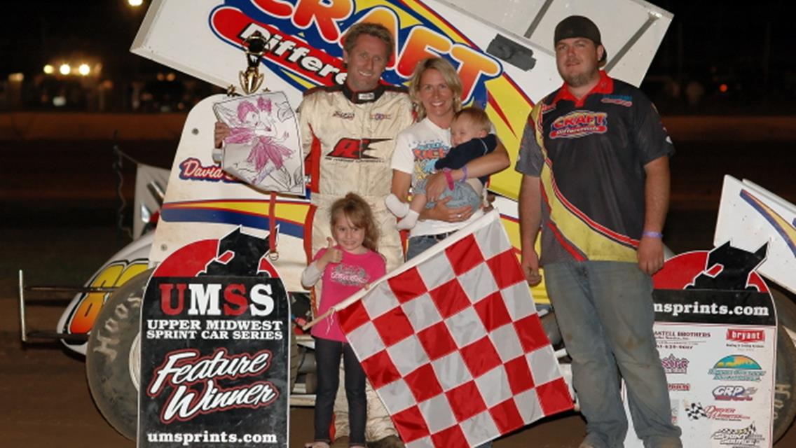Brooke, Amy and family along with car owner David Craft in SCVR Victory Lane August 26.