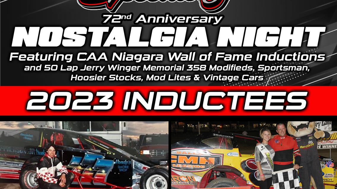 CAA Niagara Nostalgia Night to Feature 2023 Wall of Fame Inductions