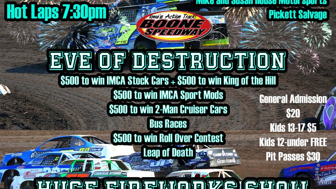 2 shows this next weekend at Boone Speedway!