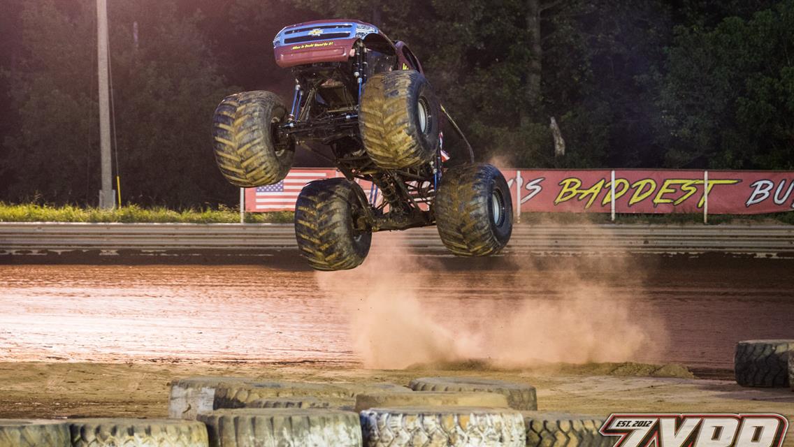 Monster Trucks Invade Tyler County Speedway along with &#39;Kings of Karnage&#39; Demo Derby &amp; Much More!
