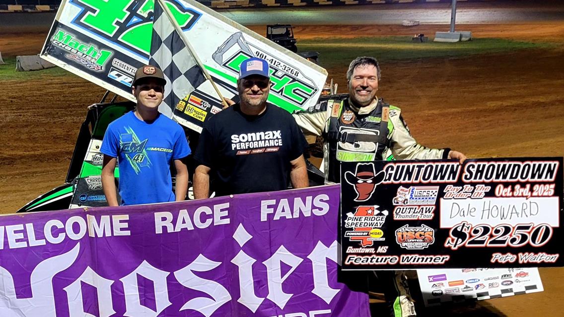 HOWARD SHOOTS STRAIGHT AT GUNTOWN FOR THIRD STRAIGHT USCS WIN