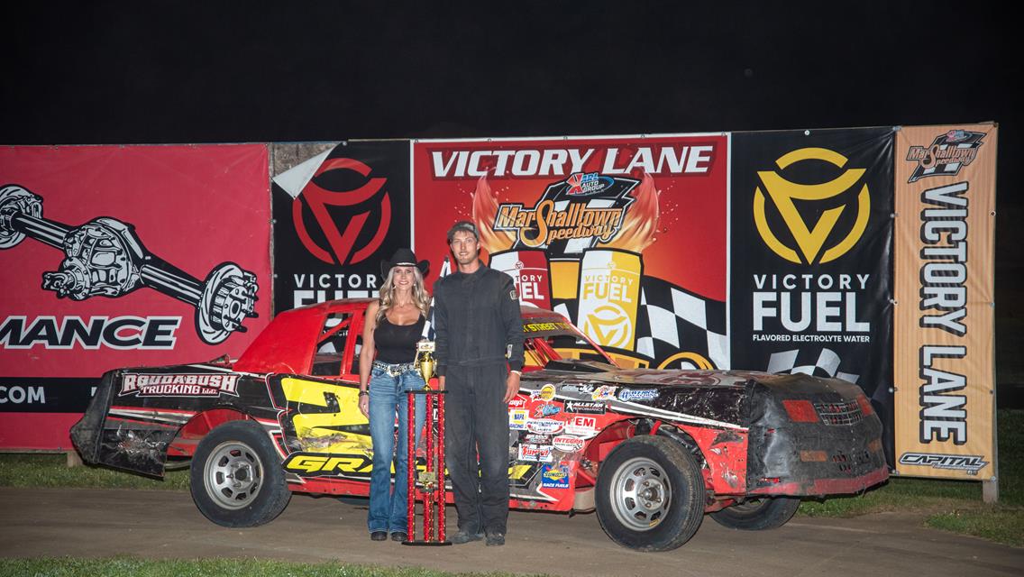 ShowDown at MoTown wins to Laney, Kaplan, Gustin, Graham, Freeburg, Gardner, and Inman