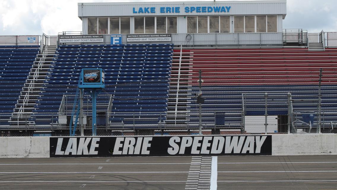 Lake Erie Speedway, June 26 &amp; 27, 2020 - Pre-Event Registration and Procedures