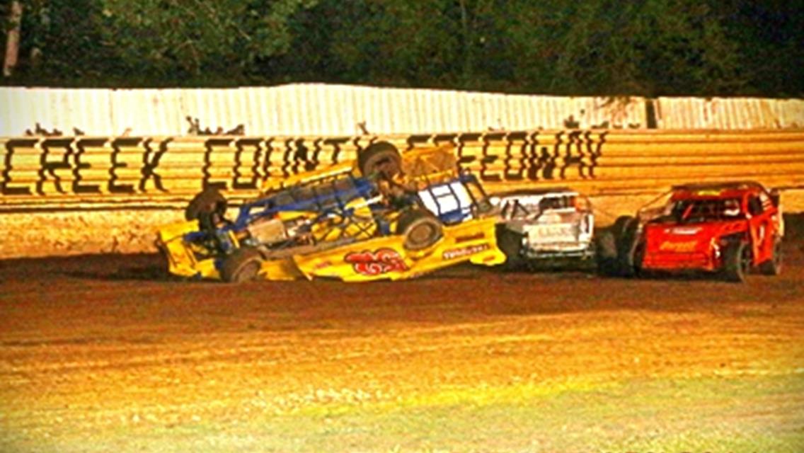 Walker, Cartwright, Pense, Jeffries and Denton take feature wins at Creek.