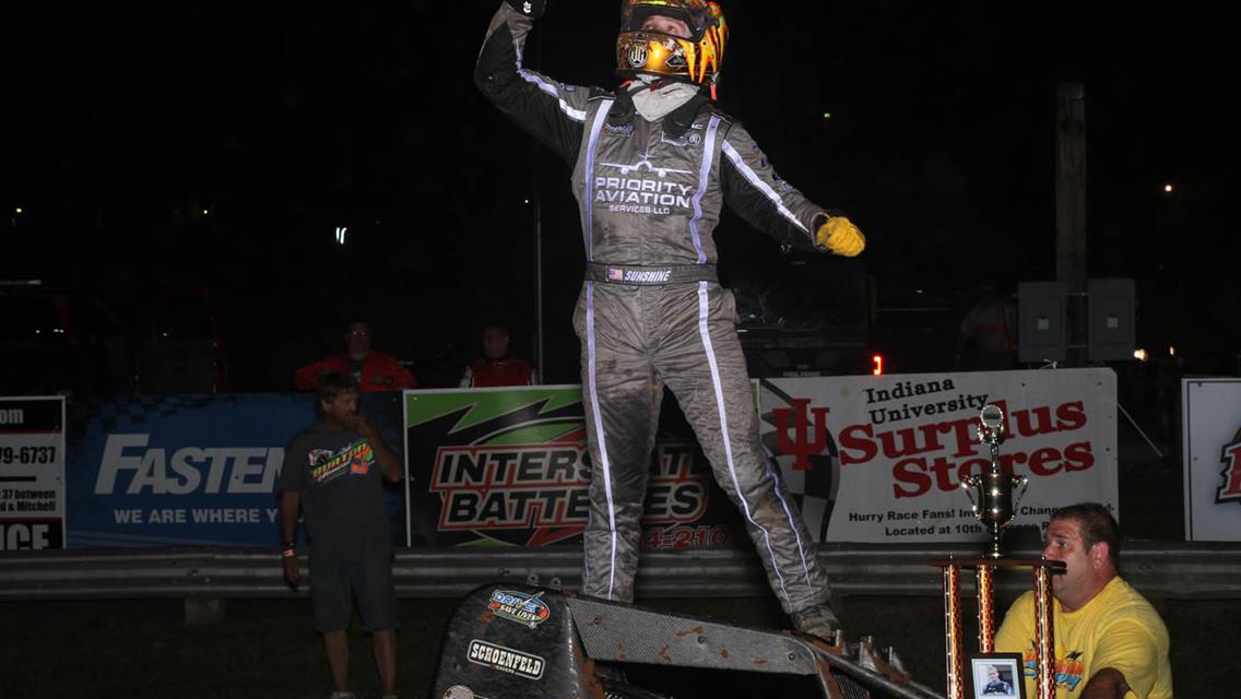 Tyler Courtney Captures Josh Burton Memorial at Bloomington Speedway