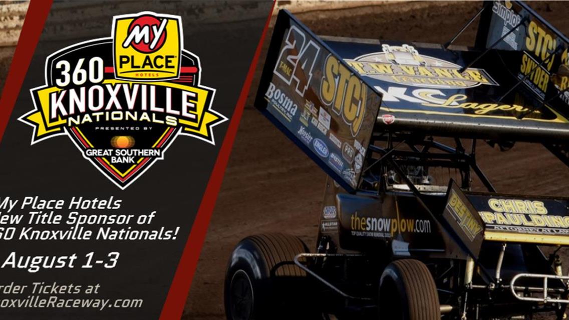 My Place Hotels named title sponsor of Knoxville 360 Nationals