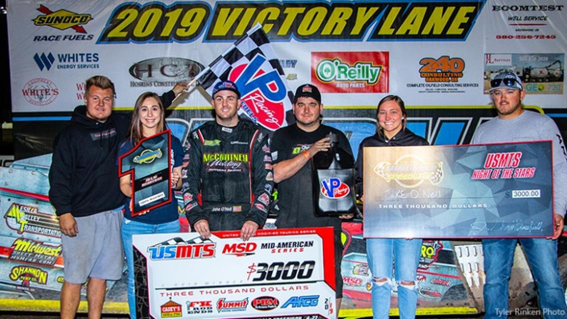 O&#39;Neil Wheels to Third Win of the Season at Longdale Speedway