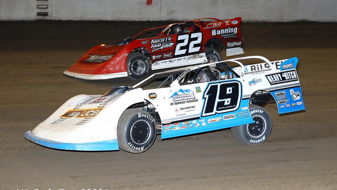 Davenport Speedway (Davenport, IA) – Lucas Oil Midwest Late Model Racing Association – Corn State Nationals – September 13th-14th, 2024. (Mike Ruefer Photo)