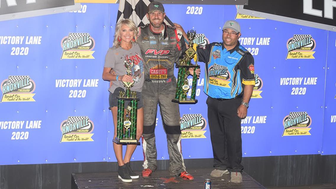 Brian Brown Sweeps Both 410 and 360 Classes at Knoxville