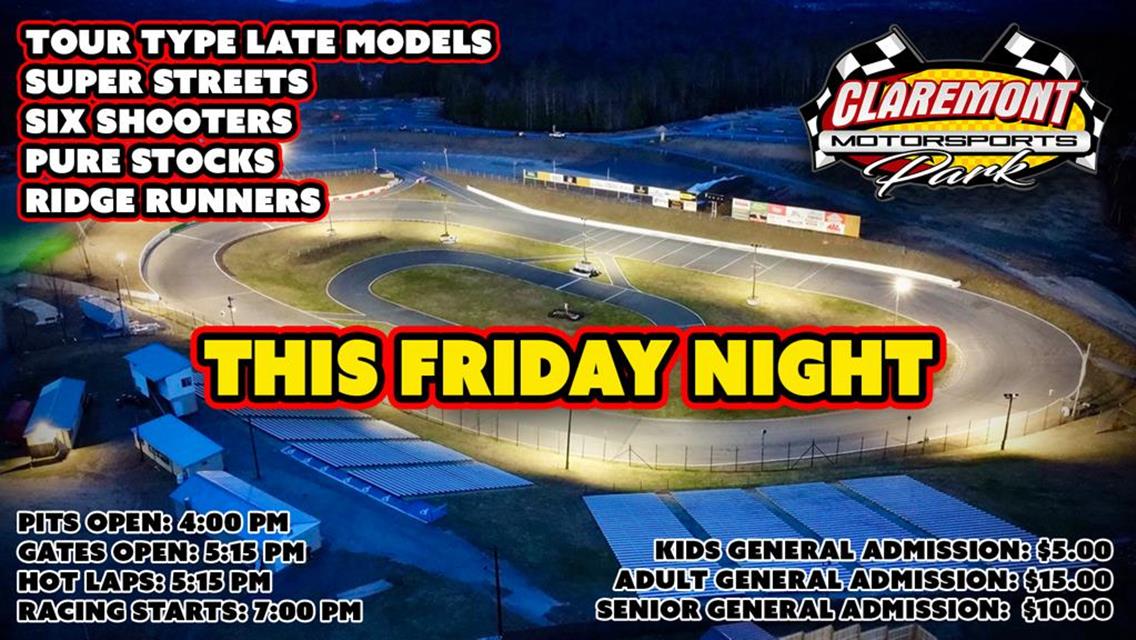 Claremont Motorsports Park Roars to Life This Friday Night with Season Opener