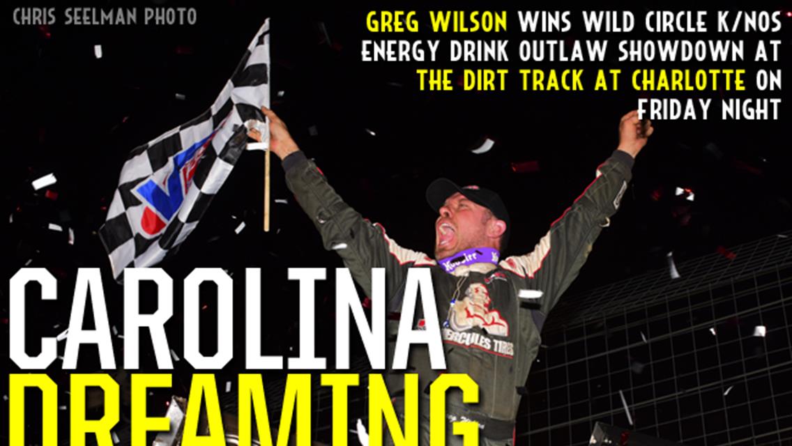 Wilson Wins Wild Race at The Dirt Track at Charlotte