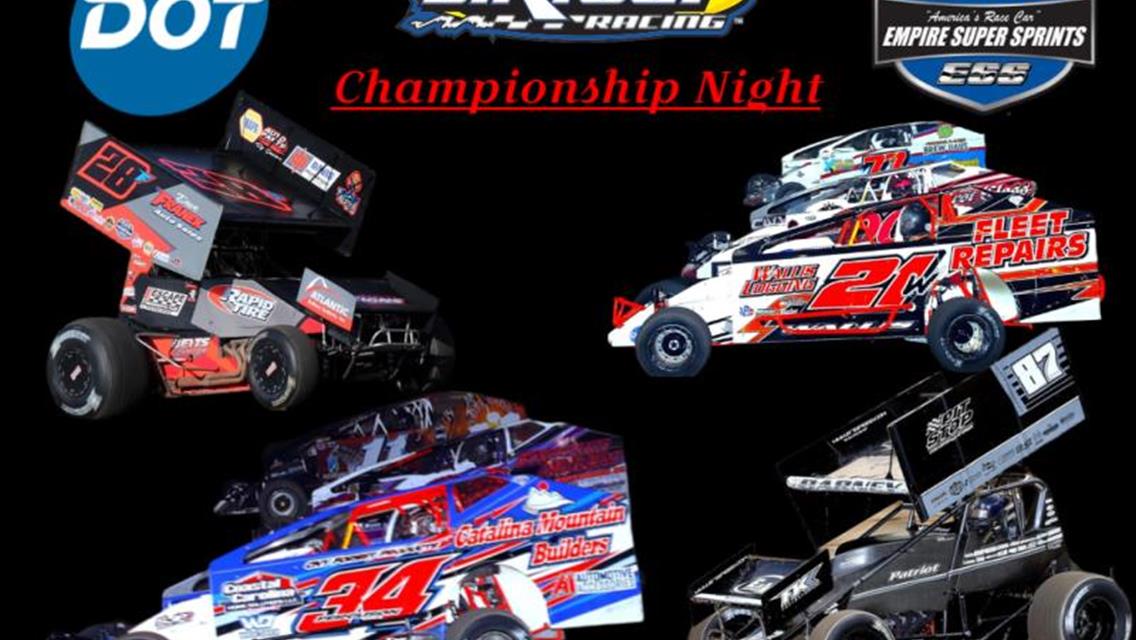 Track Championships to Be Decided Plus Empire Super Sprints at Fulton Speedway Saturday, September 4