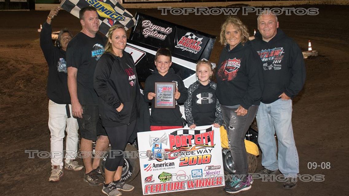 Flud and Carroll Double Up while Mahaffey and Blevins Top Fields at Port City Raceway