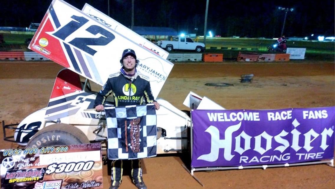 Gurley flys from 10th to 1st in USCS Sprints at Hattiesburg