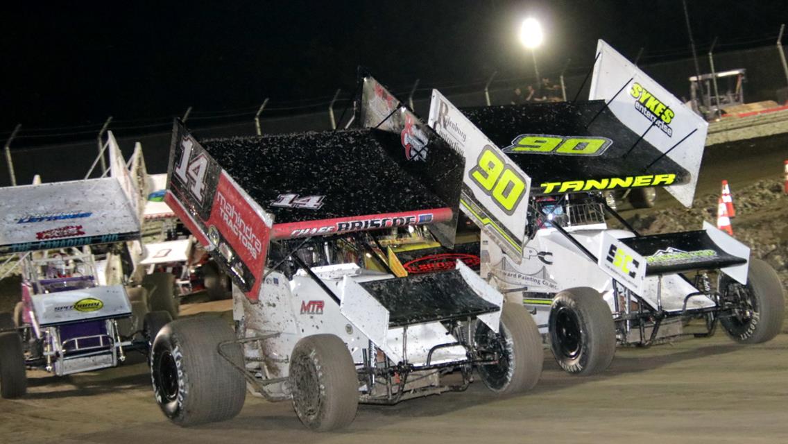 Hull, Tanner Split SCoNE Wins in Rainy Dirt Duels at NHMS Flat Track