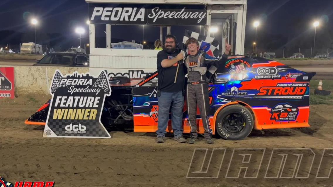 Lucas Bolton claimed his fourth win of the season at Peoria Speedway on Saturday, August 23.
