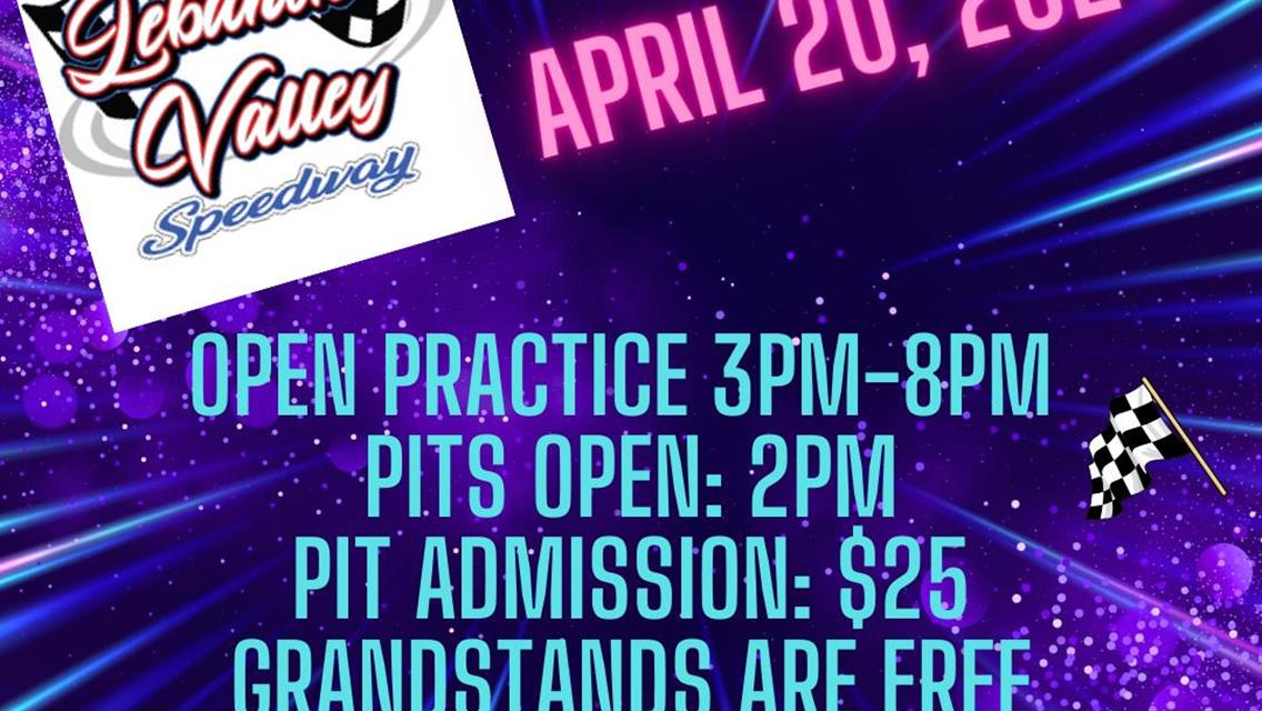 Saturday April 20th Open Practice