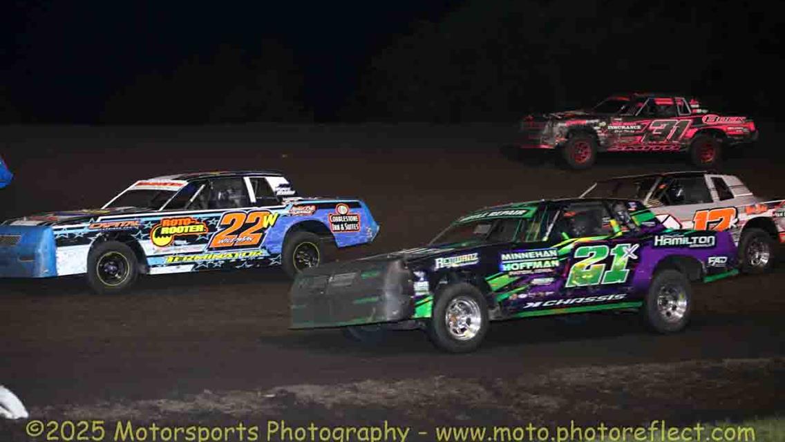 Laney and Avila take Anniversary checkers at Boone Speedway.