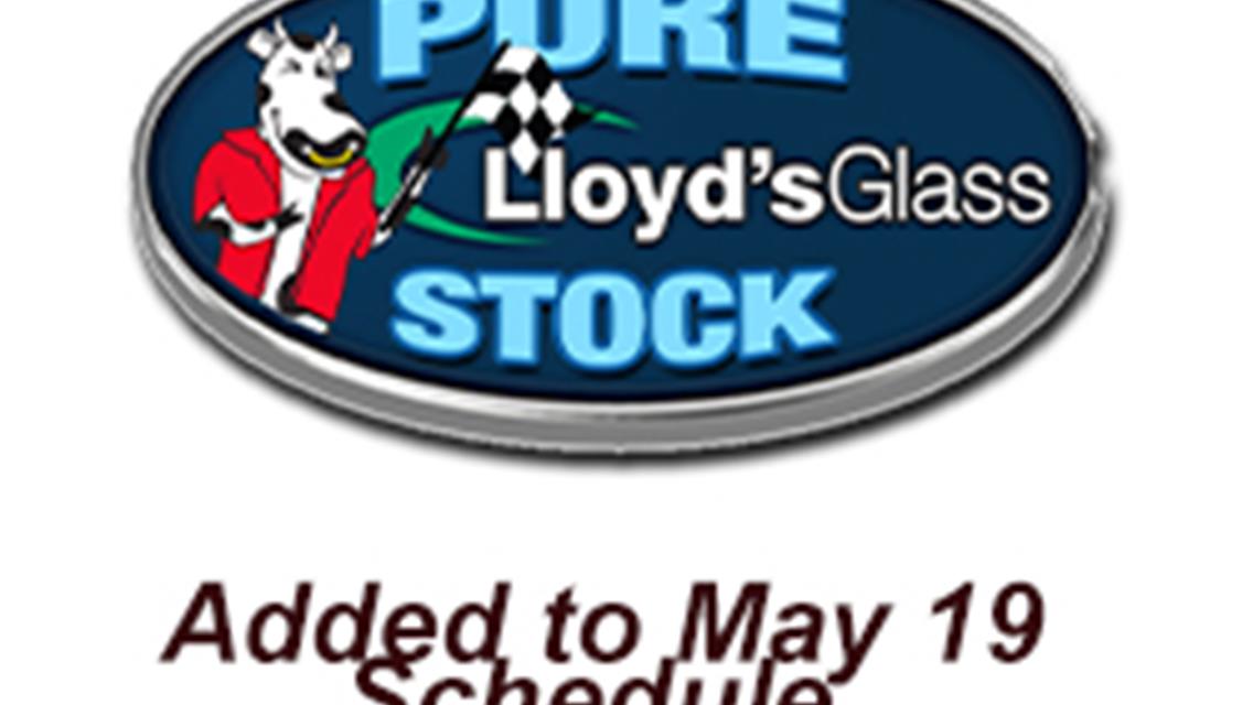 Pure Stocks Added to May 19th Schedule.