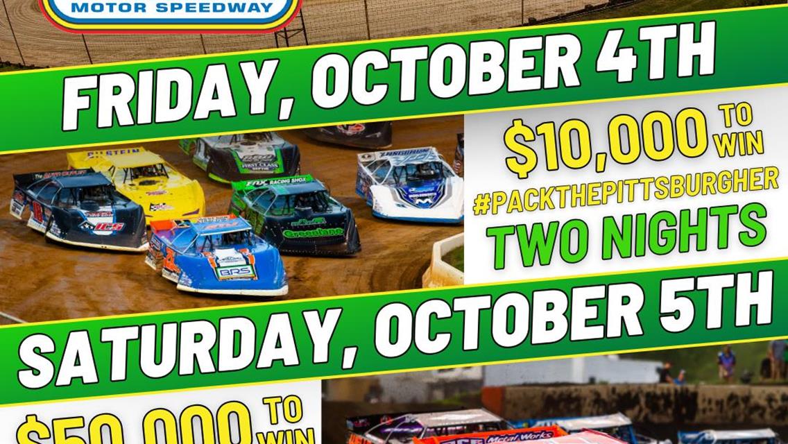 Historic $50,000 to Win Pittsburgher Set for Two Nights in 2024