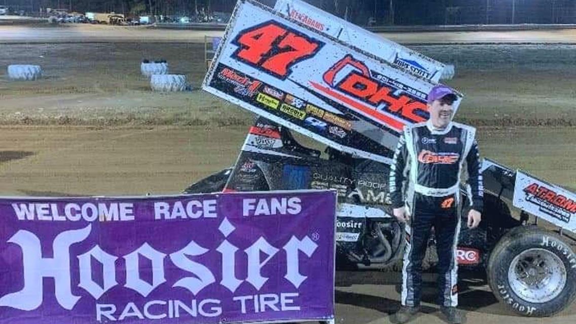 Dale Howard captured the win in the USCS Hoosier Speed Dash on Saturday night at Chatham Speedway