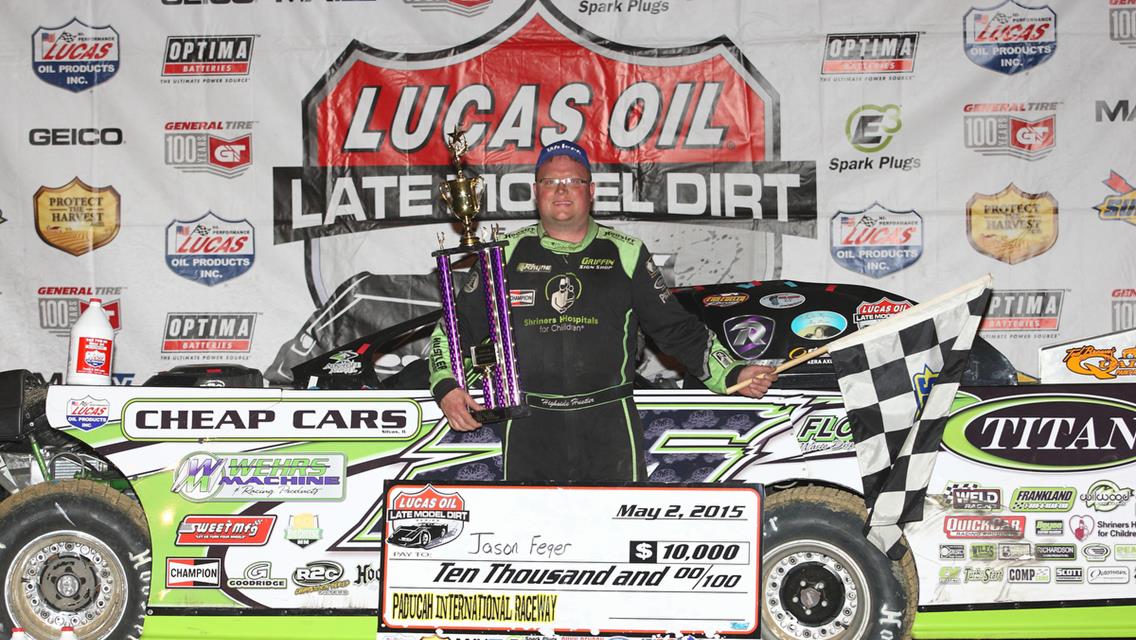 Feger Fends Off O’Neal for Second Straight Lucas Oil Win at Paducah