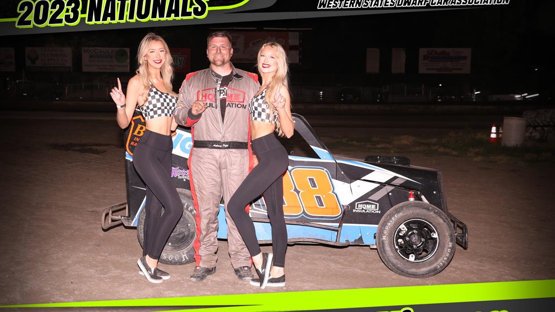 Pope, Weisler, Peters Win Dwarf Car Nationals at Antioch Speedway