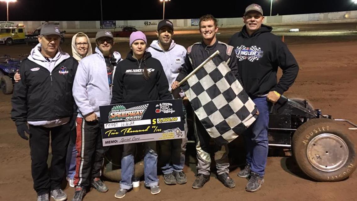Colton Hardy Scores First Non-Wing Sprint Car Victory