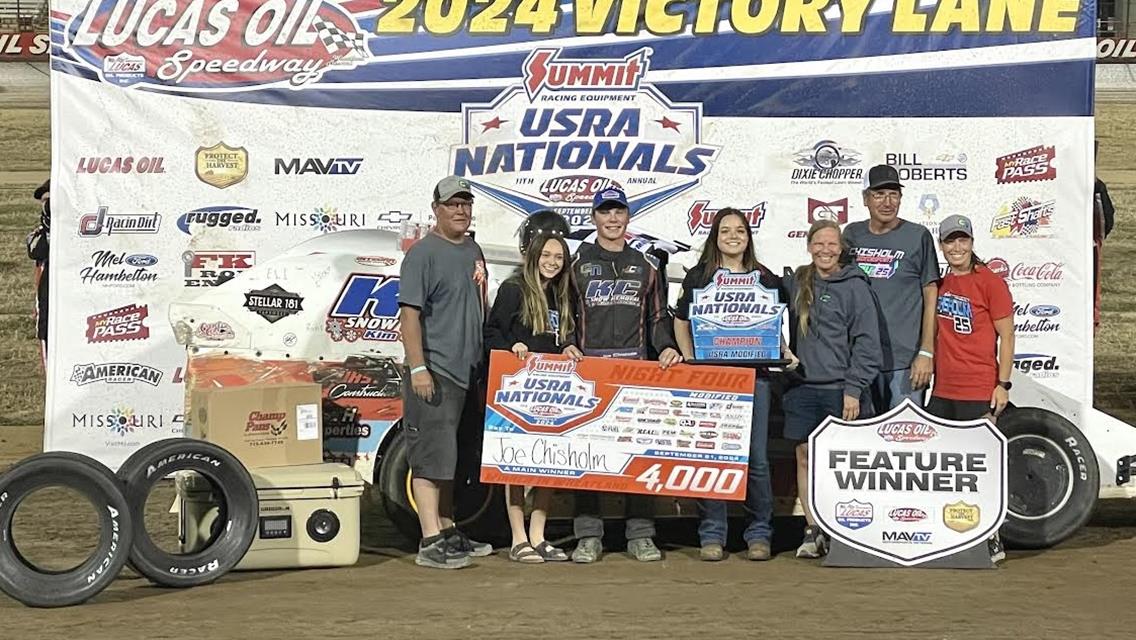 Joe Chisholm captures top prize as Summit USRA Nationals conclude at Lucas Oil Speedway