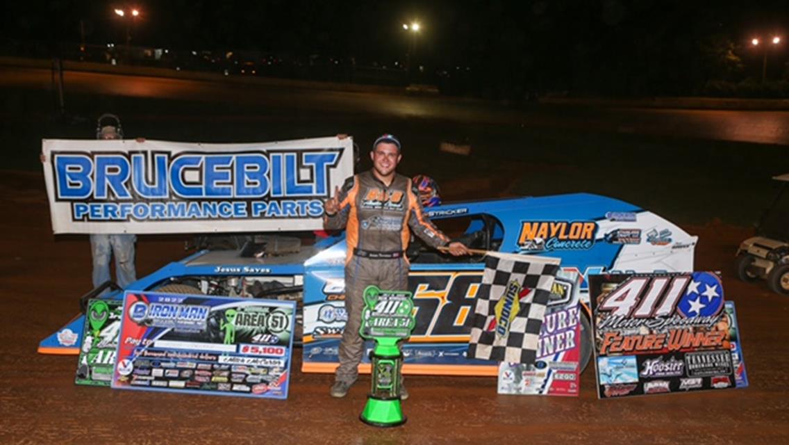 Stricker Staves Off Falloway for 3rd Annual Area 51 Victory at 411 Motor Speedway