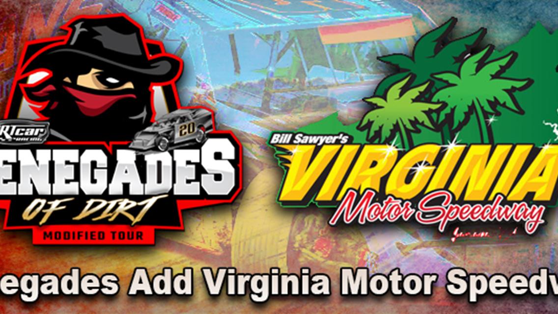 Renegades of Dirt Added To Virginia Motor Speedway With SRI DCC “World Championship!”