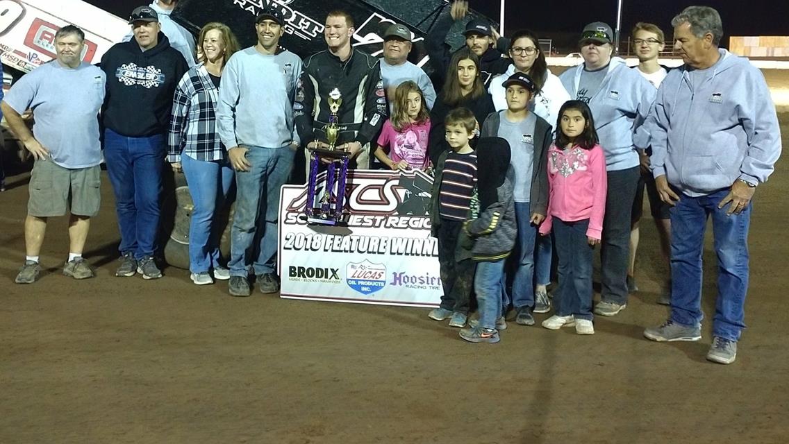 Colton Hardy Wires ASCS Southwest Opener At Canyon Speedway Park