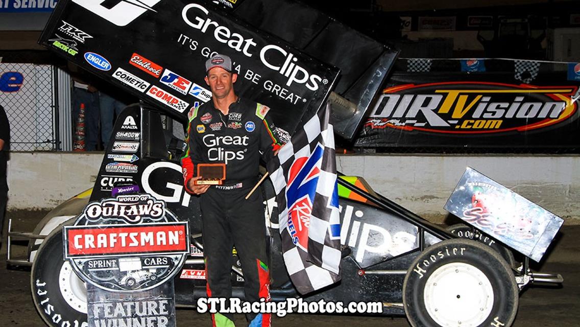 Daryn Pittman takes Prelude To The Ironman win at Federated Auto Parts Raceway at I-55!