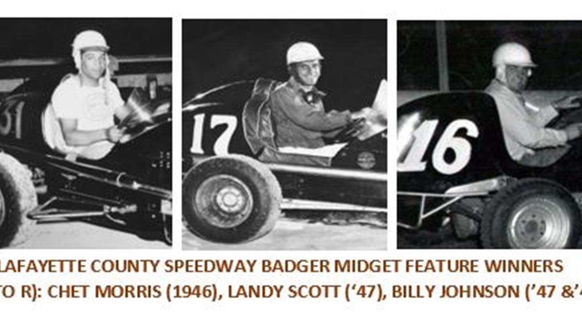 “First time since 1948 Badger returns to Lafayette County Speedway!!!”