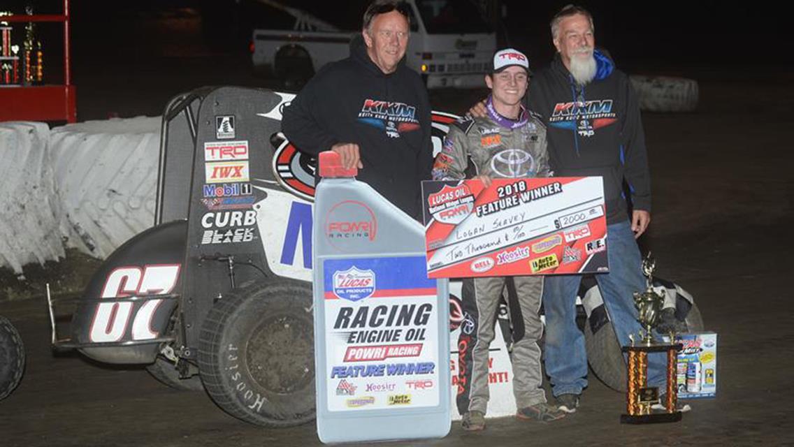 Seavey takes Macon Speedway thriller