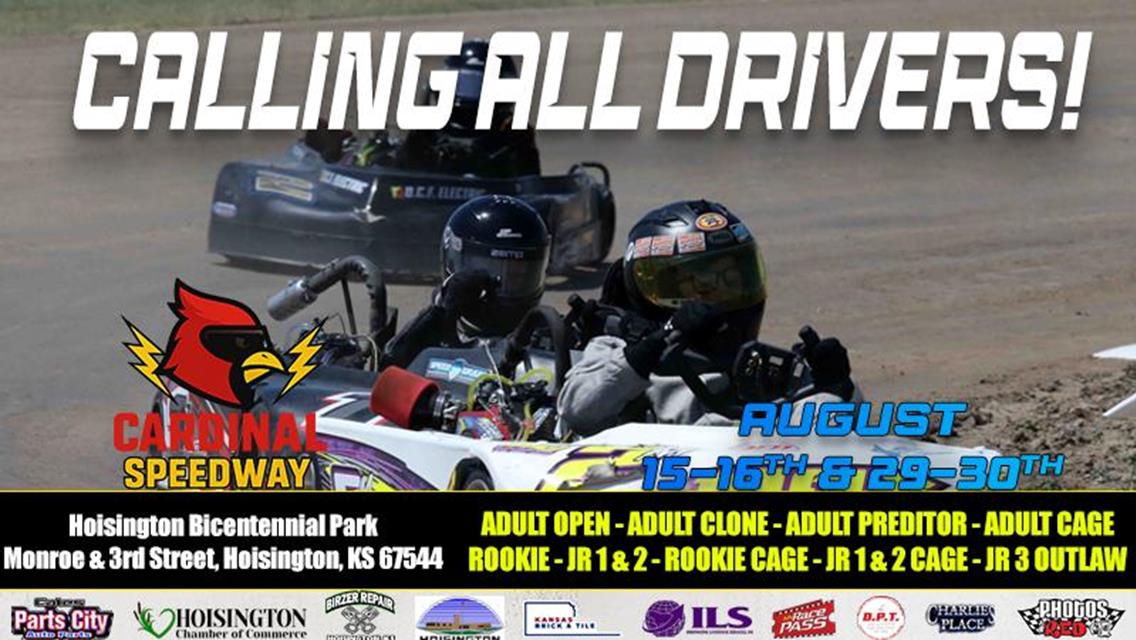 Prelude to the Thunder in the Wetlands Kart Nationals Brings Two Nights of Racing to Hoisington August 15-16