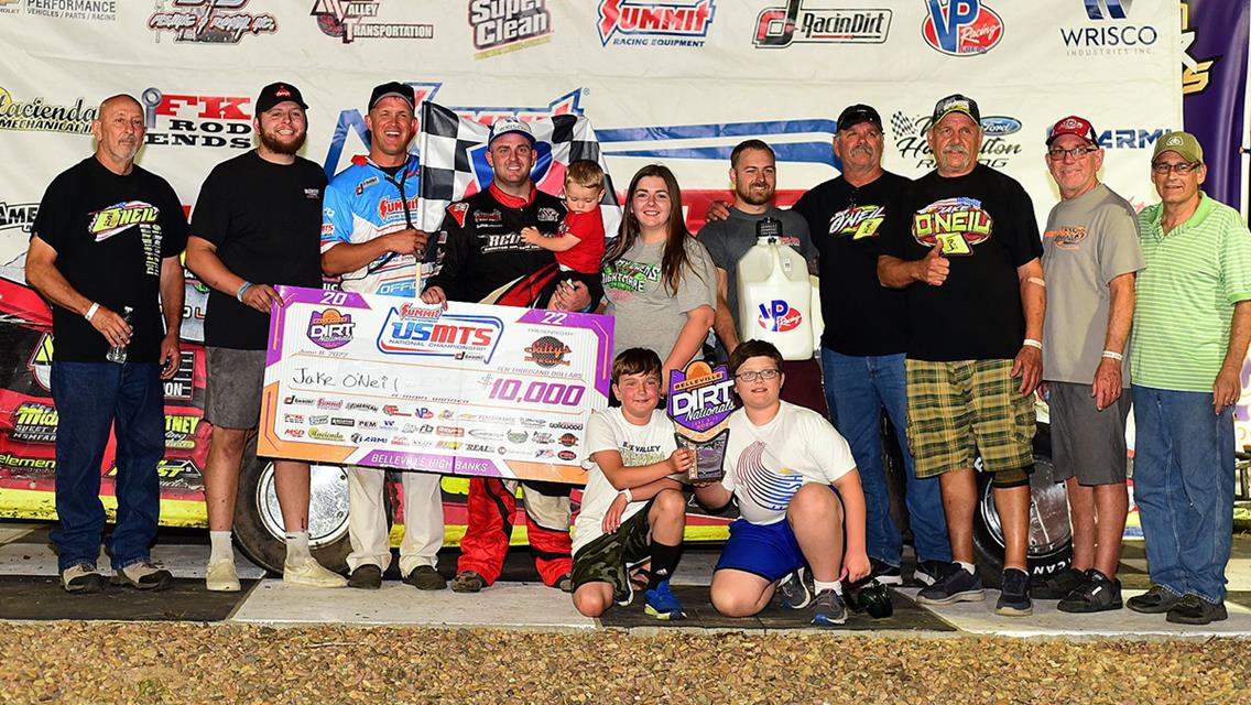 O&#39;Neil back in USMTS victory lane at Belleville High Banks