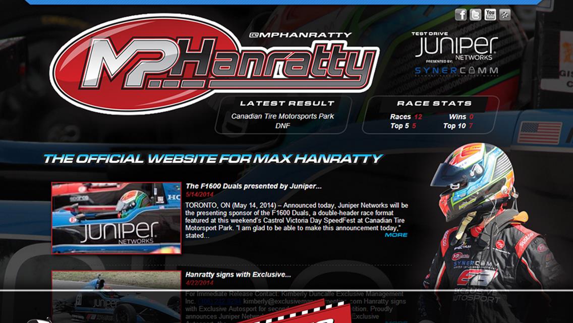 Driver Websites Creates Veteran Package Website for Max Hanratty