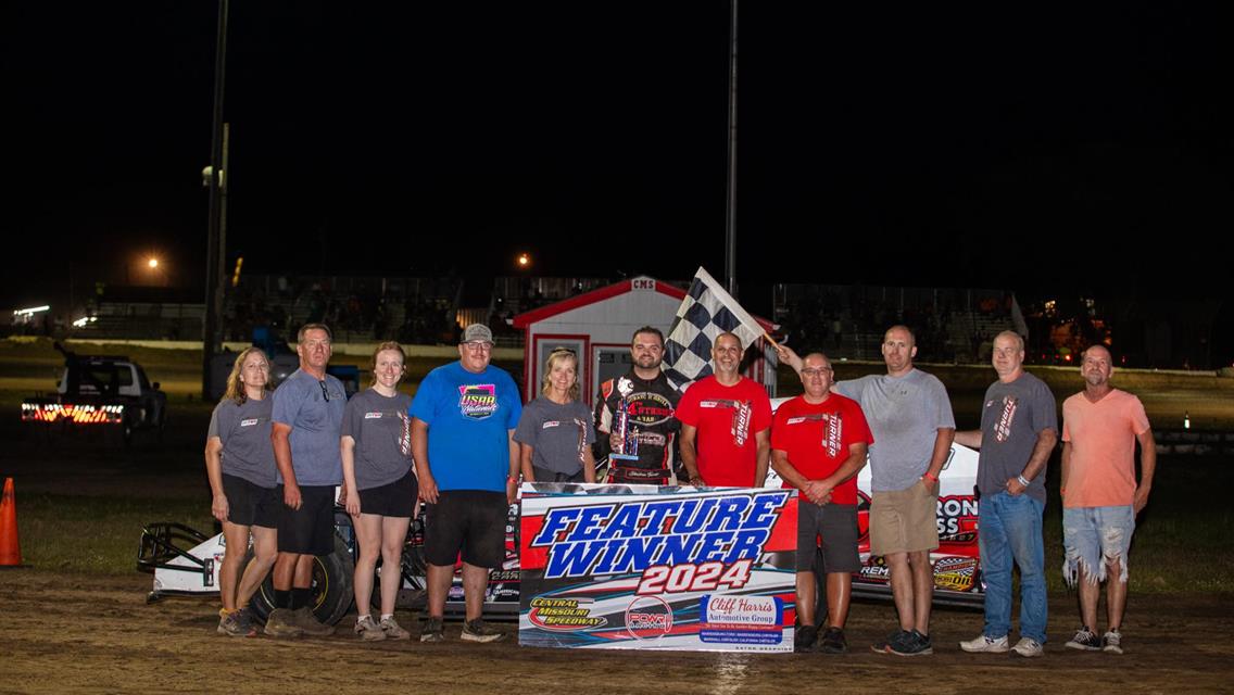 Central Missouri Speedway Checkers go to Turner, Carter, Drake, and Roark!